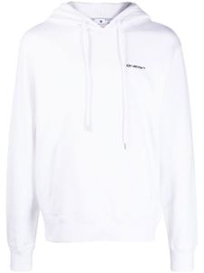 Off-White hoodie à logo imprimé - Blanc