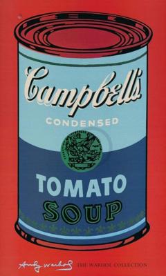 Kunstdruk Andy Warhol - Campbell&apos;s Soup 60x100cm