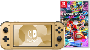 Nintendo Switch Lite Zelda Edition + Mario Kart 8 Deluxe