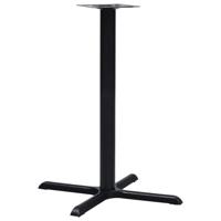 Bistrotafelpoot 76x76x107 cm gietijzer zwart