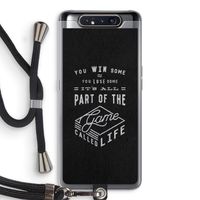 Life: Samsung Galaxy A80 Transparant Hoesje met koord