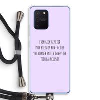 Tequila: Samsung Galaxy Note 10 Lite Transparant Hoesje met koord