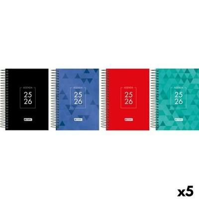 Agenda ENRI IDENTITY 1/8 12 x 18 cm 2025-2026 (5 Stuks)