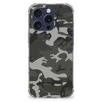 iPhone 16 Pro Max Doorzichtige Silicone Hoesje Army Light