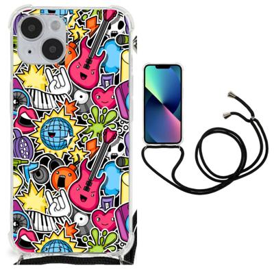 iPhone 14 Plus Anti Shock Bumper Case Punk Rock iPhone 14 Plus Anti Shock Bumper Case Punk Rock