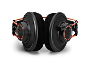 AKG K712 PRO Hoofdtelefoons Bedraad Hoofdband Muziek Zwart, Oranje