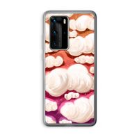 Katoen Wolken: Huawei P40 Pro Transparant Hoesje