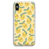 Citroenen: iPhone XS Max Transparant Hoesje