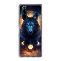 Wolf Dreamcatcher: Sony Xperia 5 Transparant Hoesje