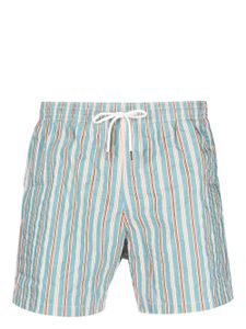 Canali short de bain à rayures - Bleu