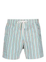 Canali short de bain à rayures - Bleu