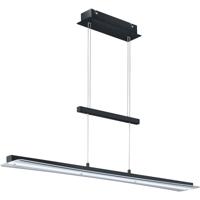 LED Hanglamp Rechthoek Mat Zwart - 18W Dimbaar - Aluminium