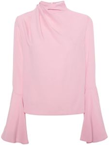 MSGM blouse à manchettes évasées - Rose