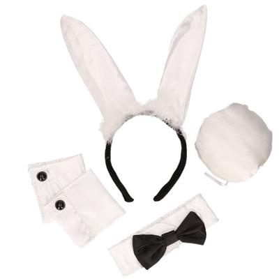 Bunny Playboy verkleed setje - dames - sexy konijn - butler - party - vrijgezellenfeest