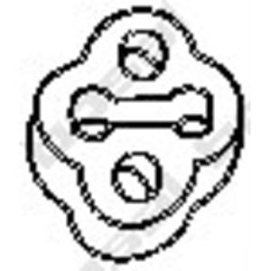 Aanslagrubber, demper 255507
