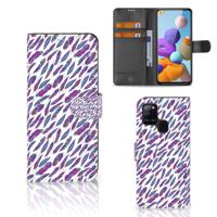 Samsung Galaxy A21s | Telefoon Hoesje | Feathers Color
