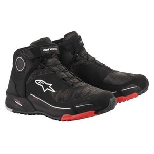 ALPINESTARS CR-X Drystar Shoes, Motorschoenen, Zwart-Camo-Rood