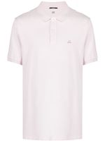 C.P. Company logo-patch piqué polo shirt - Rose