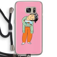 Visknuffel: Samsung Galaxy S7 Transparant Hoesje met koord