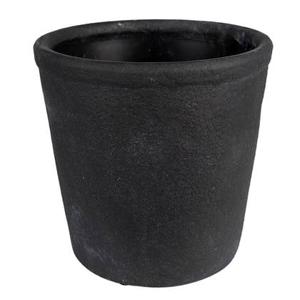 Clayre & Eef Bloempot Ø 16x16 cm Grijs Keramiek Bloempot binnen