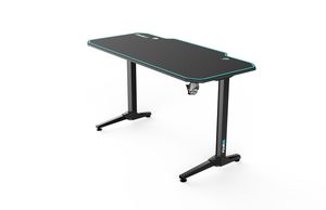 Fourze D1400 gaming desk groen / zwart - FZ-GD140-001