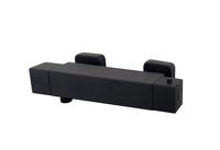 Wiesbaden Eco Rombo thermostatische douchemengkraan mat-zwart