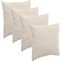 Hesperide Sierkussen - 4x stuks - beige - voor binnen en buiten - 40 x 10 cm