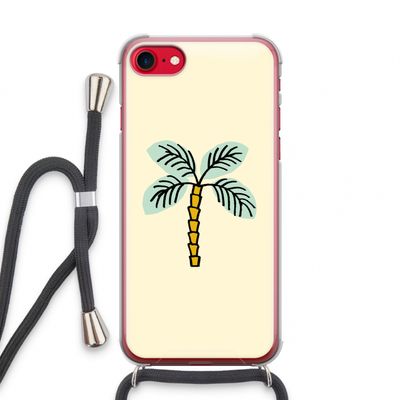 Palmboom: iPhone SE 2020 Transparant Hoesje met koord