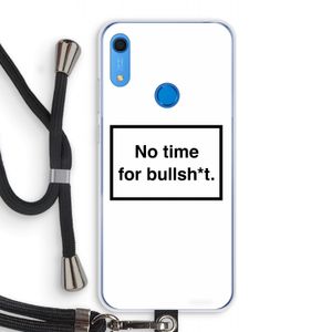 No time: Huawei Y6s Transparant Hoesje met koord