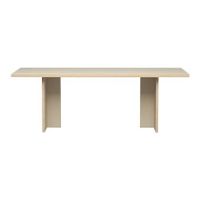 HKliving Dining Table Eettafel - 220 x 90 cm - Cream