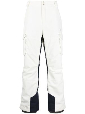 Brunello Cucinelli pantalon cargo en velours côtelé - Blanc