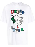 Undercover t-shirt Rose en coton - Blanc - thumbnail