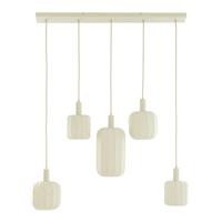Hanglamp Tulsa 5-lichts Creme