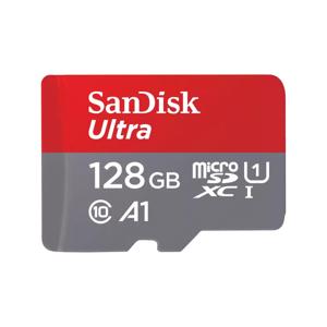 SanDisk MicroSDXC Ultra 128GB 140mb/s C10 - SDA UHS-I Micro SD-kaart Rood
