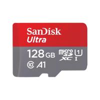 SanDisk MicroSDXC Ultra 128GB 140mb/s C10 - SDA UHS-I Micro SD-kaart Rood