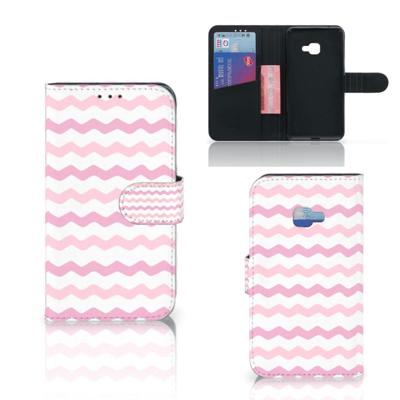 Samsung Galaxy Xcover 4 | Xcover 4s | Telefoon Hoesje | Waves Roze