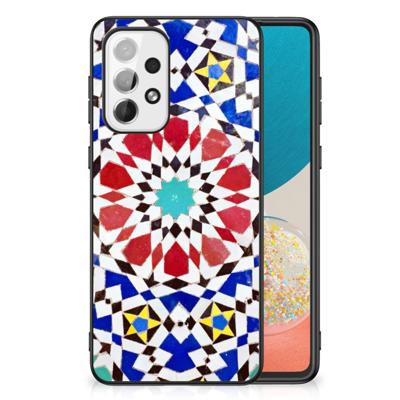 Samsung Galaxy A73 Marmeren Print Telefoonhoesje Mozaïek