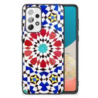 Samsung Galaxy A73 Marmeren Print Telefoonhoesje Mozaïek