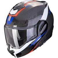 SCORPION EXO-Tech Evo Carbon Rover, Systeemhelm, Zwart-Rood-Blauw