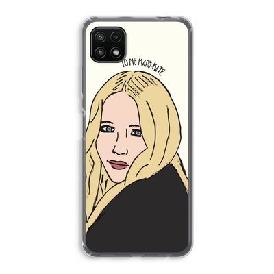 Mary Kate: Samsung Galaxy A22 5G Transparant Hoesje