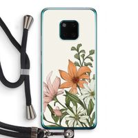 Floral bouquet: Huawei Mate 20 Pro Transparant Hoesje met koord