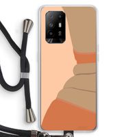 Bikini: Oppo A95 5G Transparant Hoesje met koord