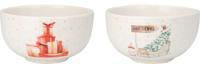 Bowl 14X7 cm Christmas 2ass - Nampook
