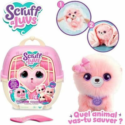 Knuffel Moose Roze