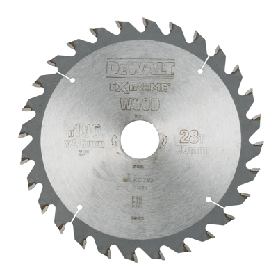 DeWalt Accessoires Cirkelzaagbl. S40 190x30x28t - DT4033-QZ