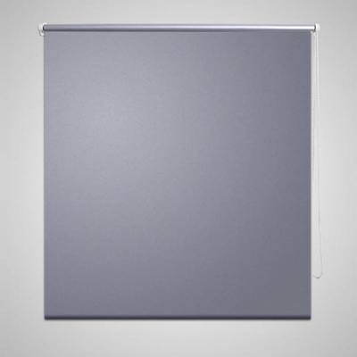VidaXL Rolgordijn verduisterend 120 x 230 cm grijs