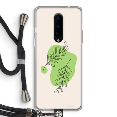 Beleaf in you: OnePlus 8 Transparant Hoesje met koord