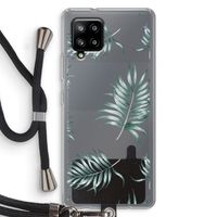Simple leaves: Samsung Galaxy A42 5G Transparant Hoesje met koord