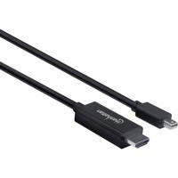 Manhattan 153287 DisplayPort-kabel Mini-displayport / HDMI Adapterkabel Mini DisplayPort-stekker, HDMI-A-stekker 1.80 m Zwart - thumbnail