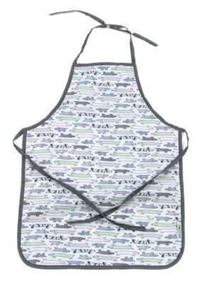 Smallstuff schort junior 55 x 41 cm honden grijs/wit Smallstuff schort junior 55 x 41 cm honden grijs/wit